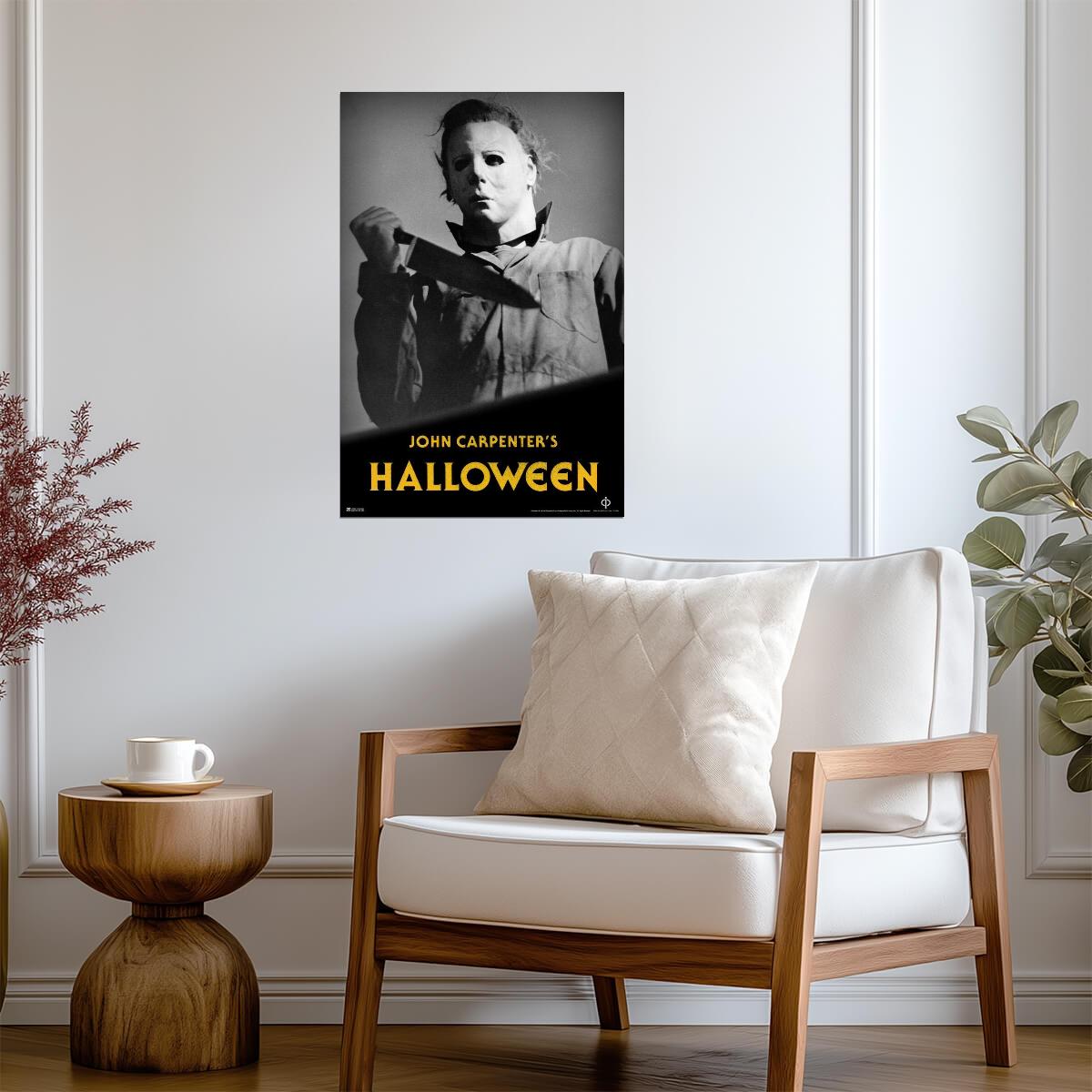 Halloween 1978 | Michael Myers Mask Poster | John Carpenter Horror Movie - Movies & TV Poster