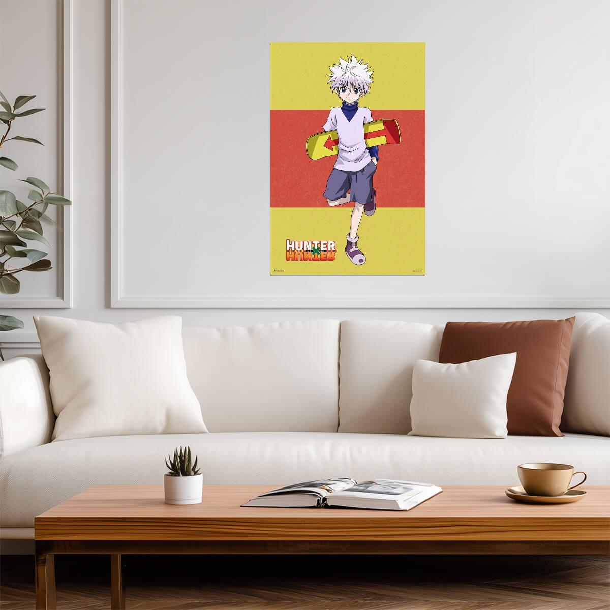 Hunter x Hunter Killua Zoldyck | Anime Poster | HxH Shonen Manga Art