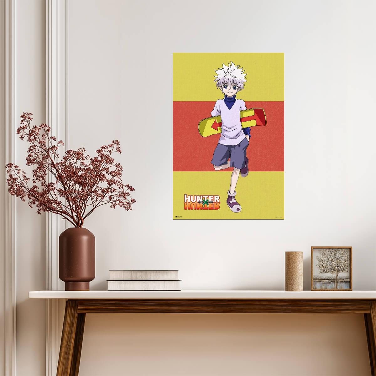 Hunter x Hunter Killua Zoldyck | Anime Poster | HxH Shonen Manga Art