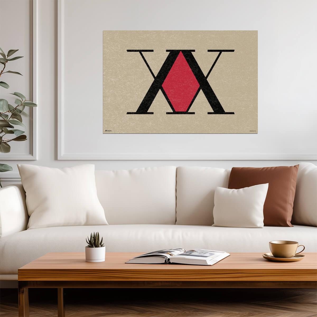 Hunter x Hunter Logo | HxH Wall Art | Shonen Anime Poster