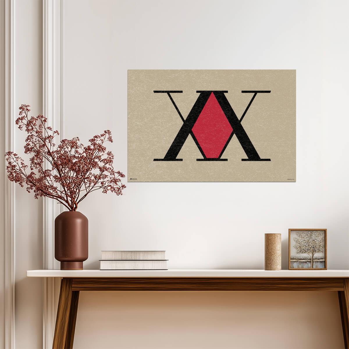 Hunter x Hunter Logo | HxH Wall Art | Shonen Anime Poster