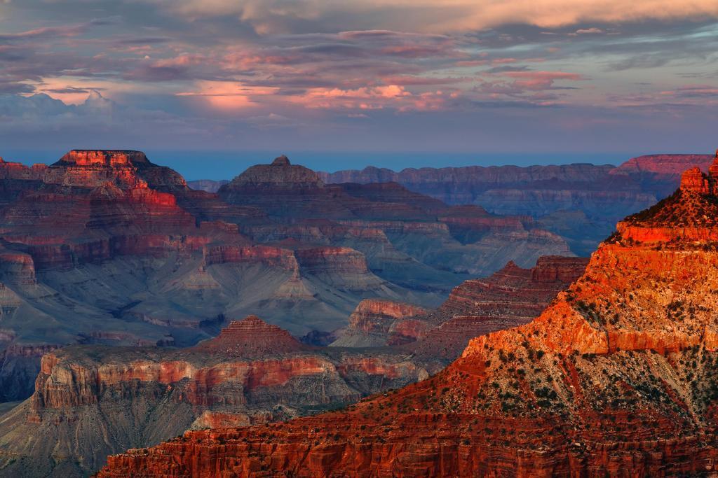Sunset at Mather Point Grand Canyon | National Park Photography | Arizona Landscape Poster - Photography Poster
