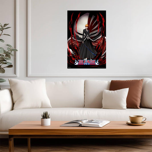 Bleach Ichigo Kurosaki | Anime Poster | Soul Reaper Shonen Art