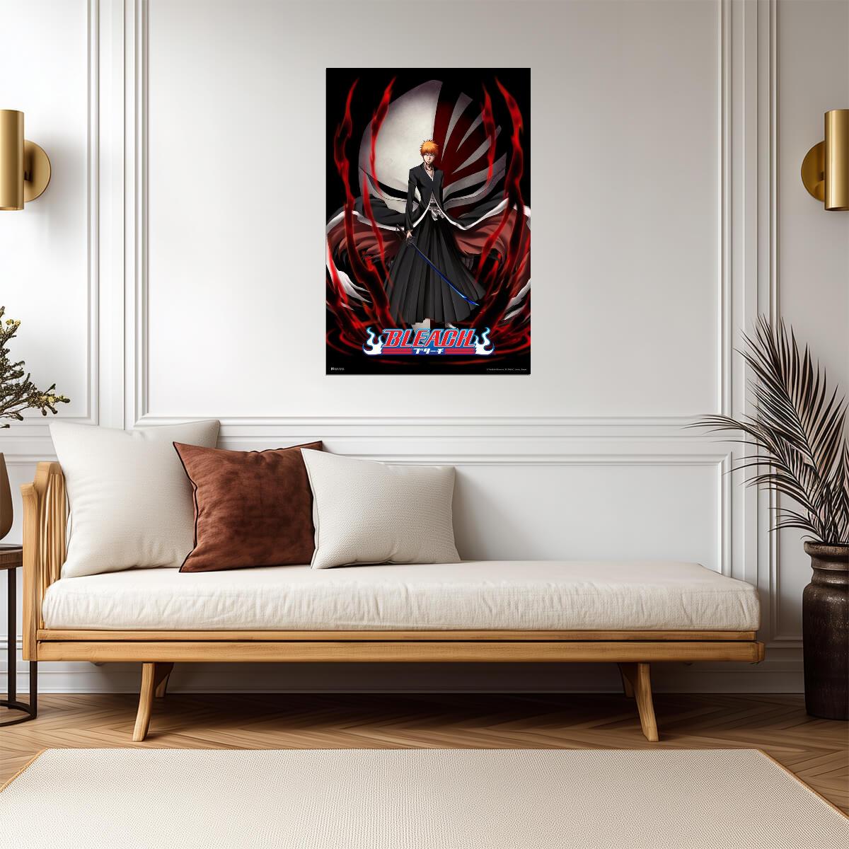 Bleach Ichigo Kurosaki | Anime Poster | Soul Reaper Shonen Art