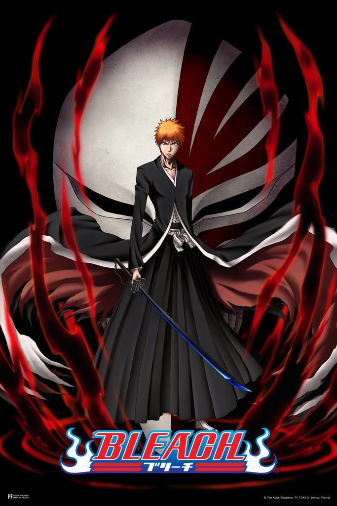 Bleach Ichigo Kurosaki | Anime Poster | Soul Reaper Shonen Art