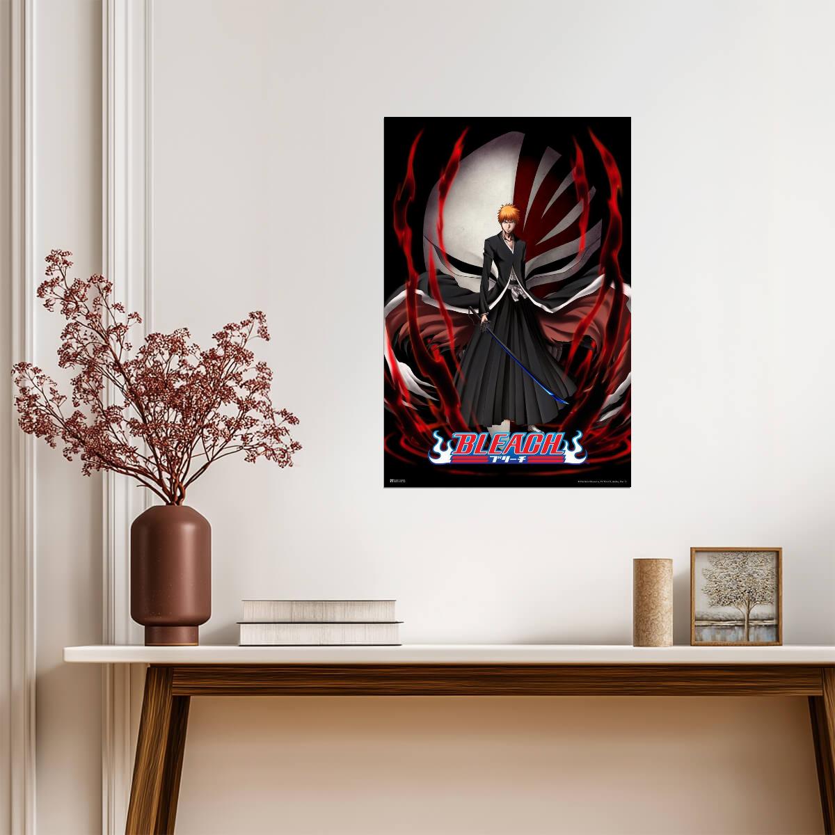 Bleach Ichigo Kurosaki | Anime Poster | Soul Reaper Shonen Art