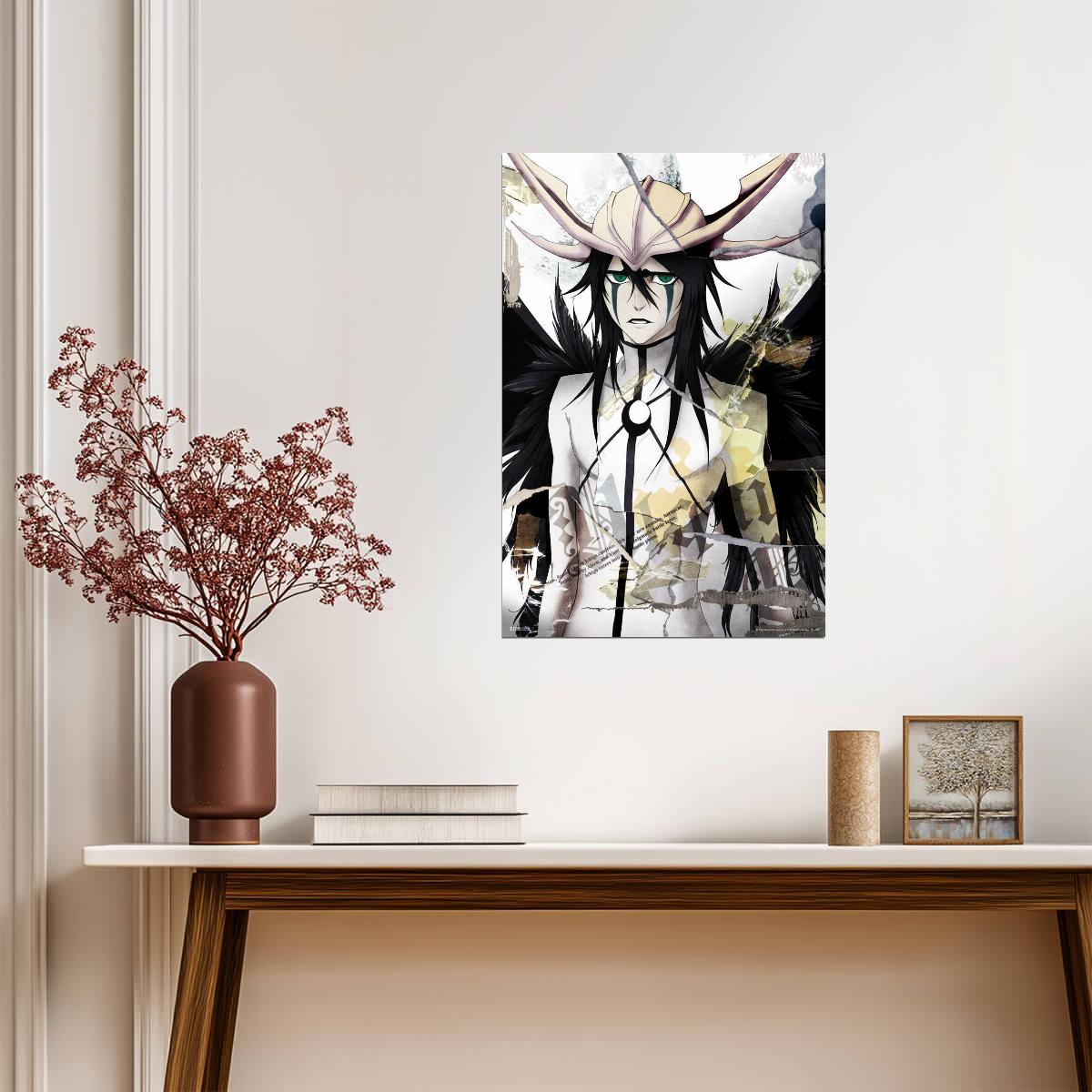 Bleach Ulquiorra Cifer | Dark Fantasy Art | Espada Anime Poster