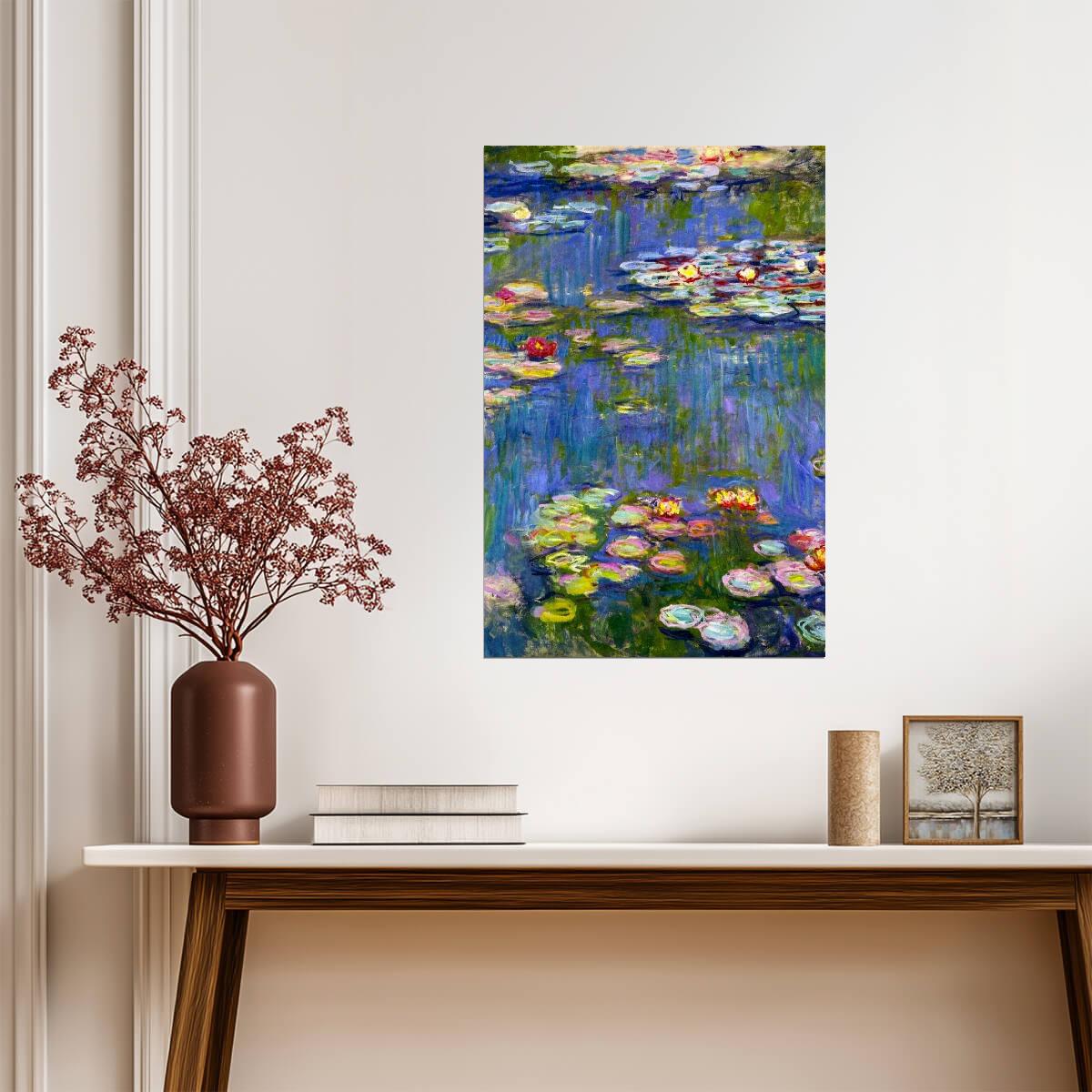 Claude Monet "Water Lilies" | Impressionist Painting | Classic Art Reproduction Poster - Graphic & Art Poster