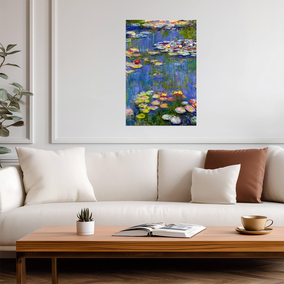 Claude Monet "Water Lilies" | Impressionist Painting | Classic Art Reproduction Poster - Graphic & Art Poster