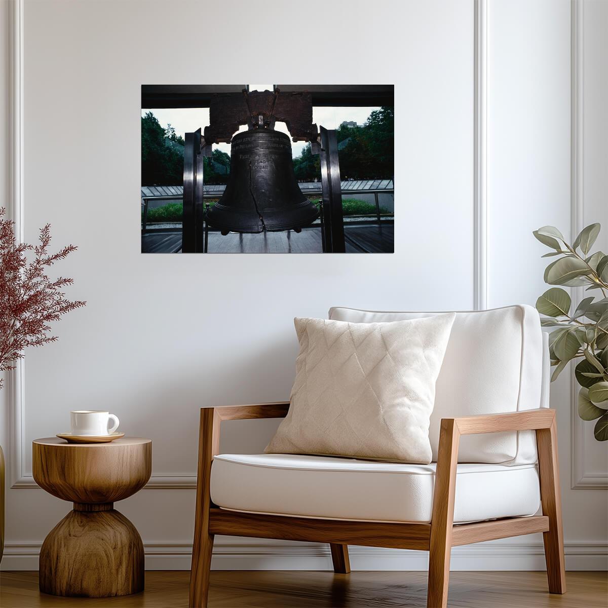 The Liberty Bell in Philadelphia | Historical Landmark Photography | American History Poster - Photography Poster