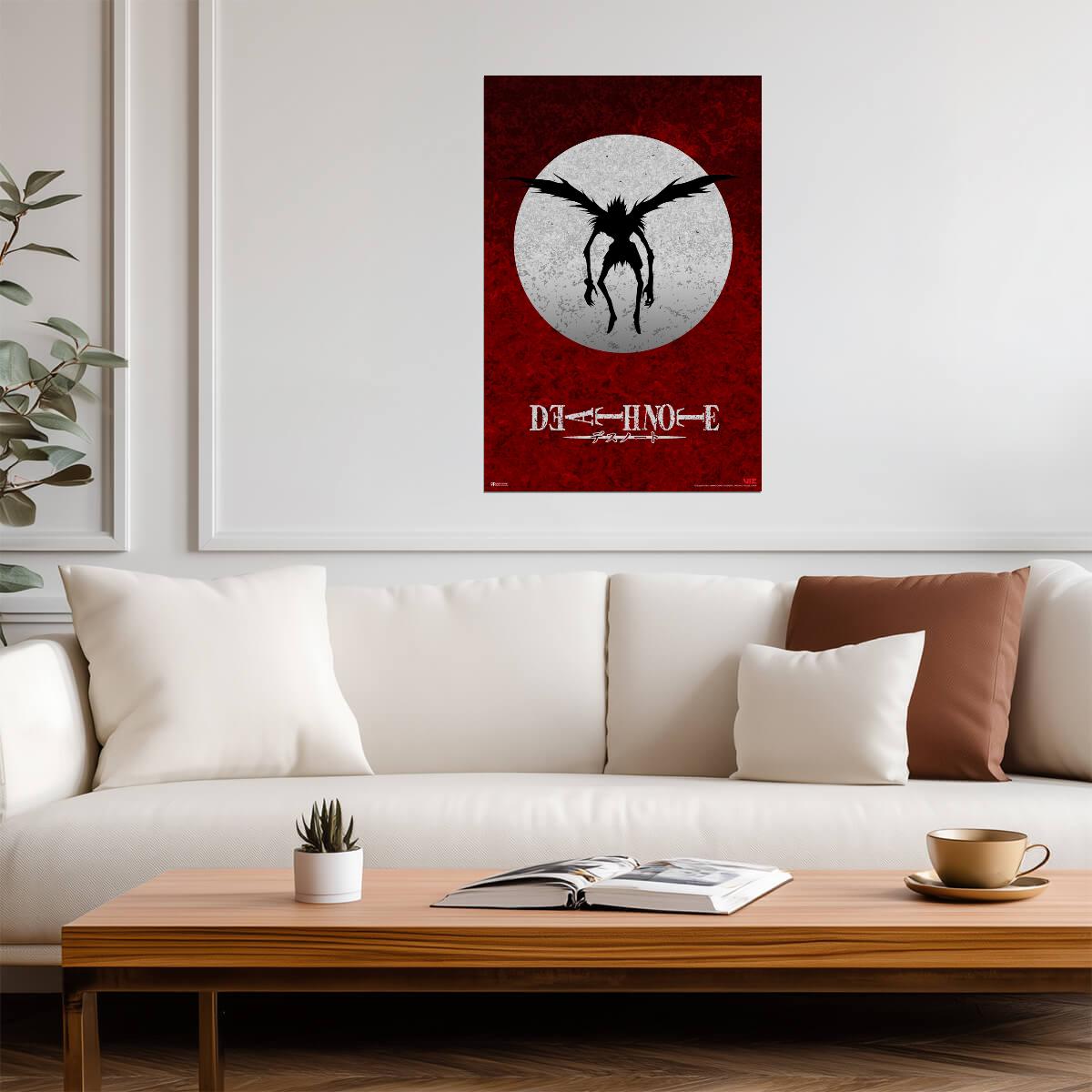 Death Note Ryuk | Anime Poster | Shinigami Dark Fantasy Art