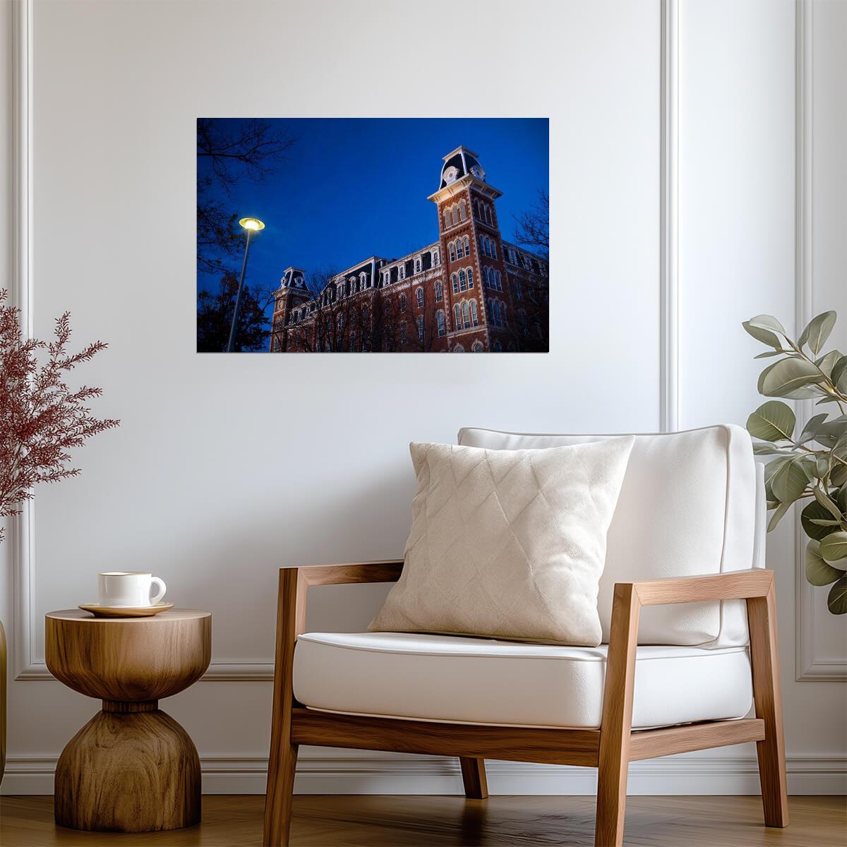 Old Main at the University of Arkansas | Fayetteville Campus Photography | Collegiate Poster - Photography Poster