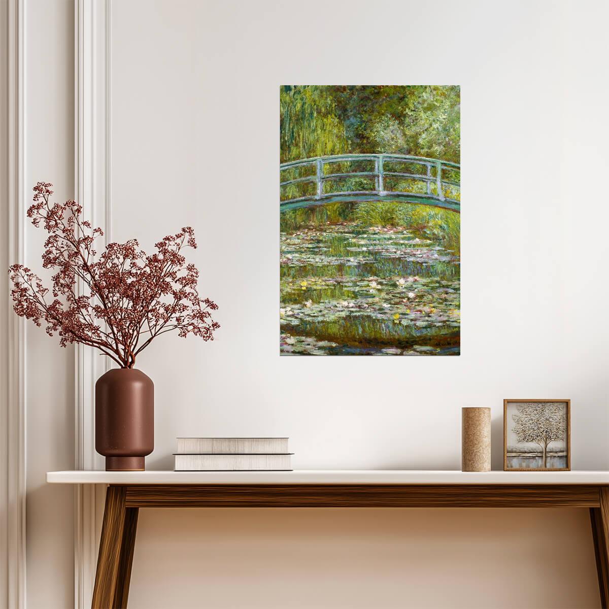 Claude Monet The Water Lily Pond | Impressionism Art Print | Famous Painting Poster