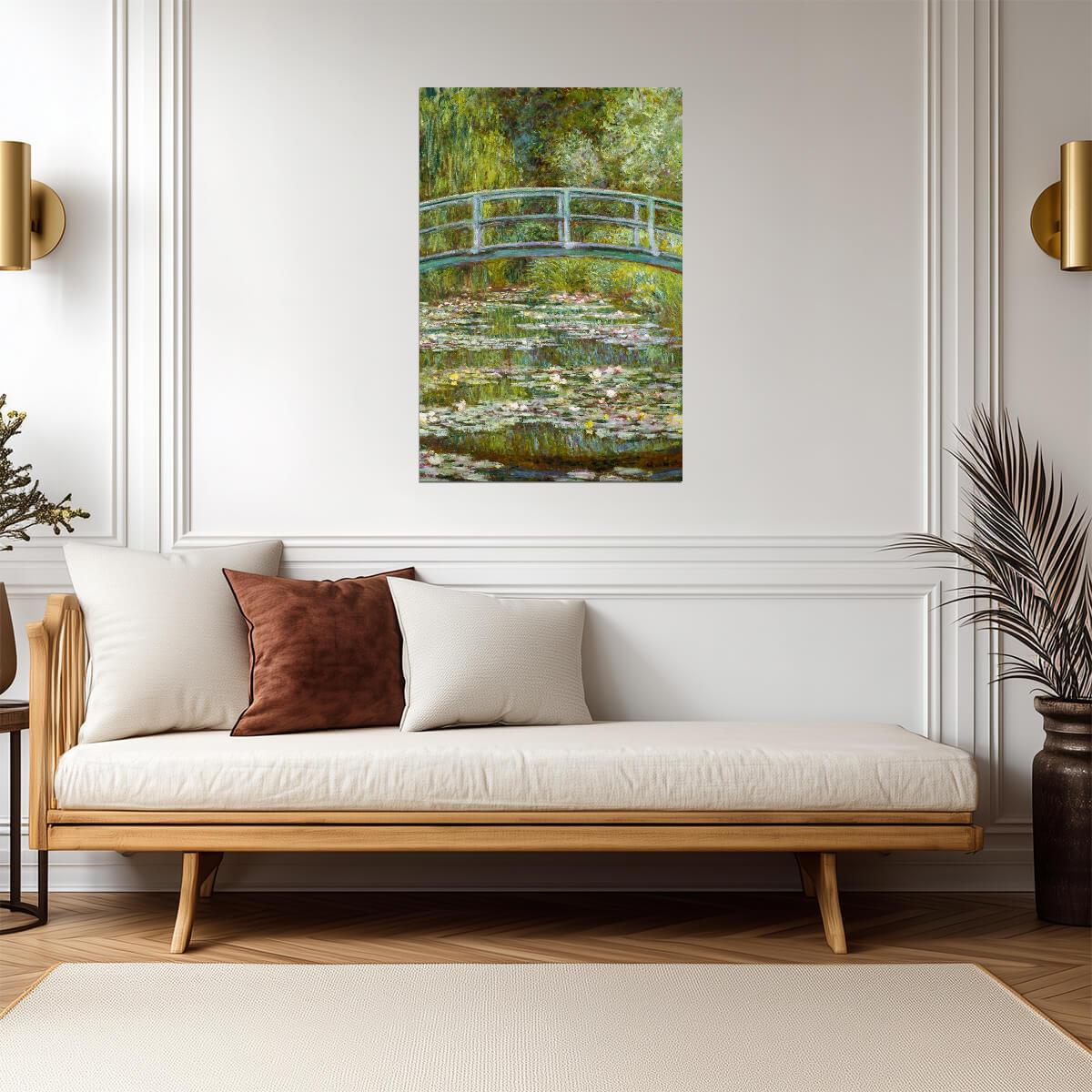 Claude Monet The Water Lily Pond | Impressionism Art Print | Famous Painting Poster