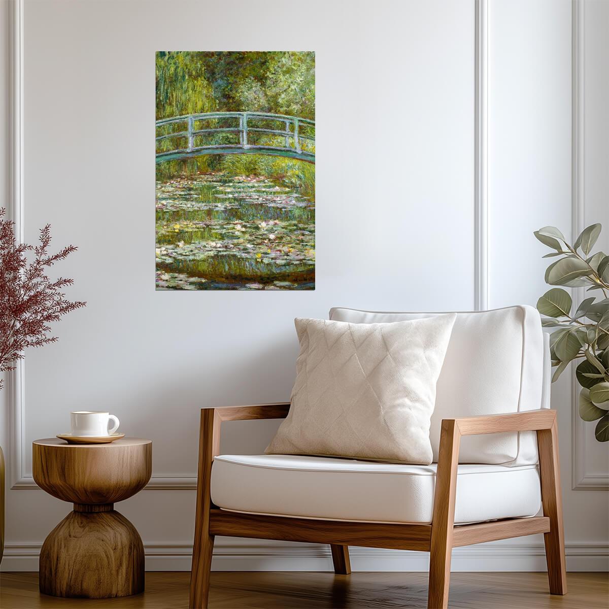 Claude Monet The Water Lily Pond | Impressionism Art Print | Famous Painting Poster