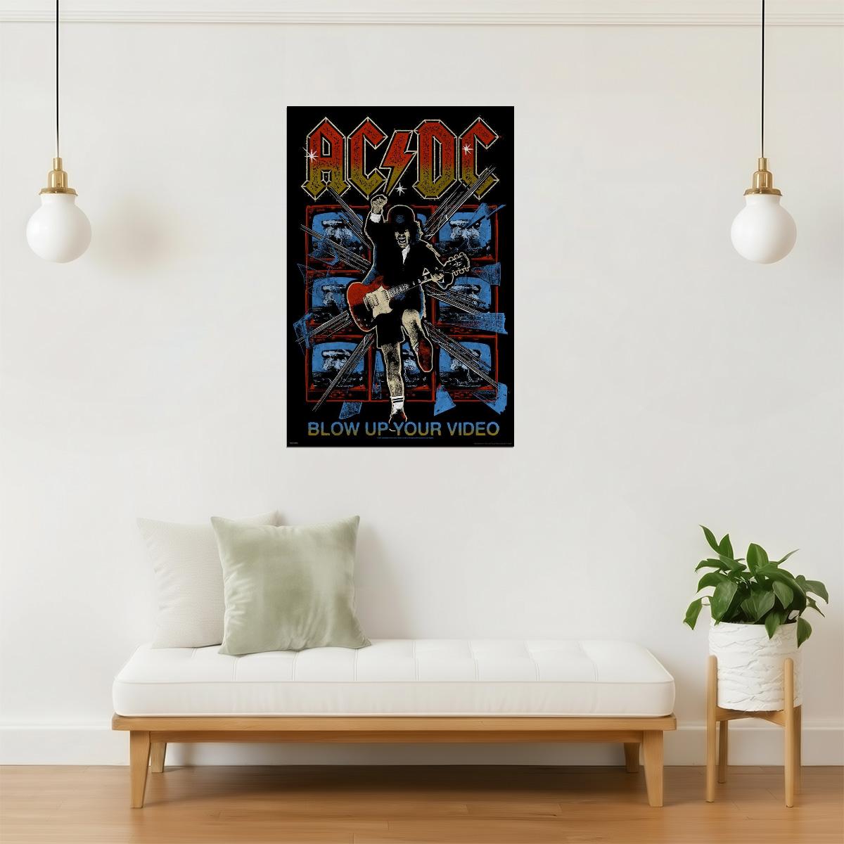 AC/DC Blow Up Your Video | Album Cover Poster | 80s Hard Rock Wall Art