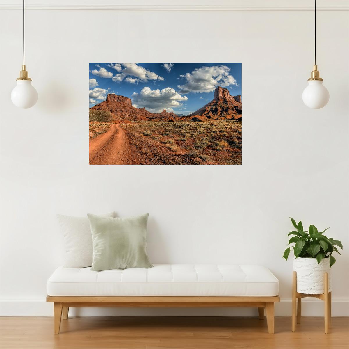 Epic Moab Landscape Poster | Utah Desert Photography | American West Wall Art