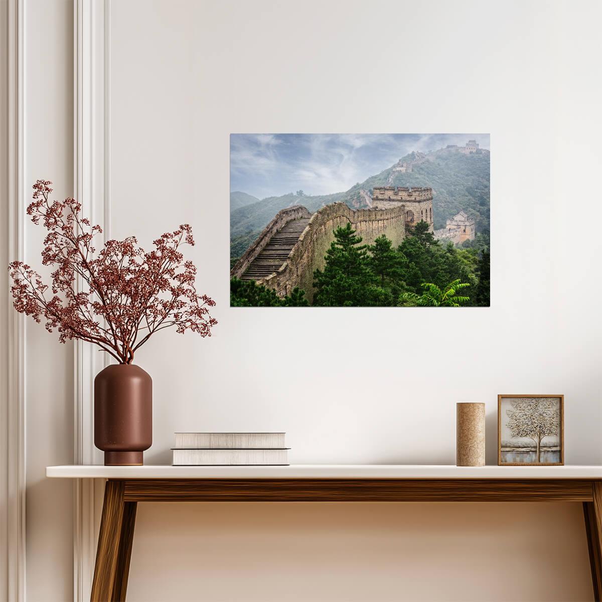 The Great Wall of China Photo | Historical Landmark | World Wonder Poster - Photography Poster