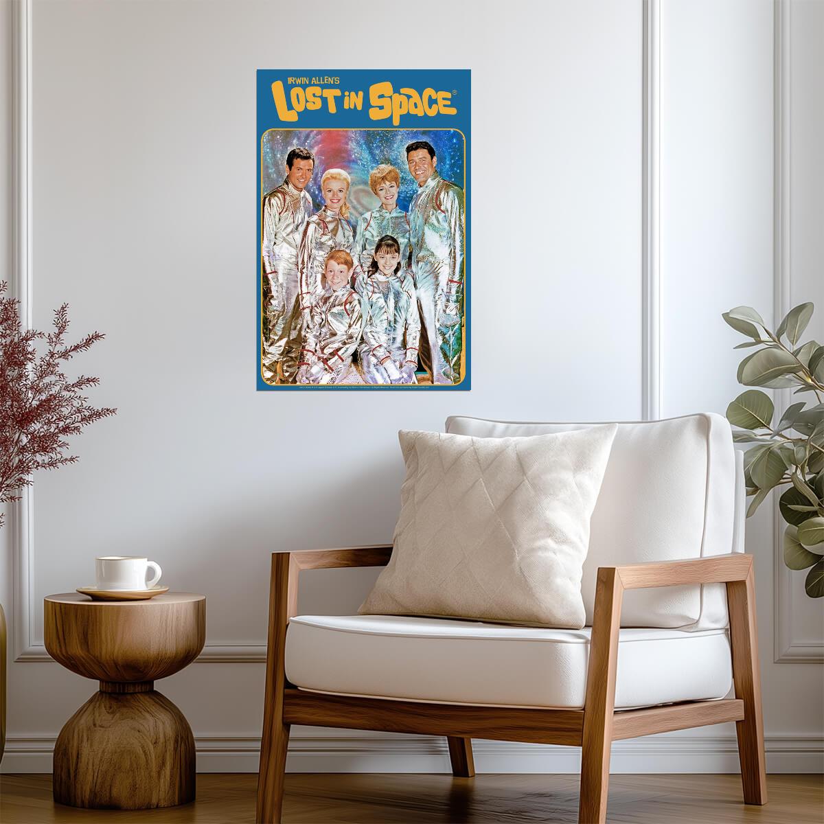 Lost in Space The Original Series | Classic 60s Cast Portrait | Retro Sci-Fi TV Show Poster - Movies & TV Poster