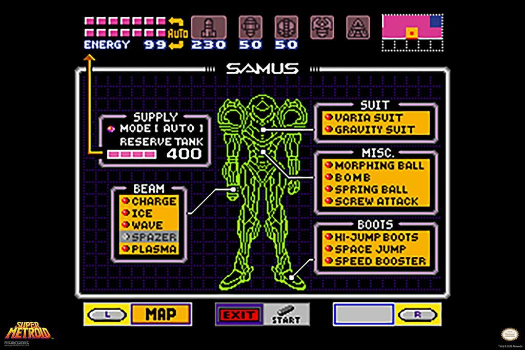Super Metroid Samus Aran | Retro Gaming Poster | SNES Sci-Fi Wall Art