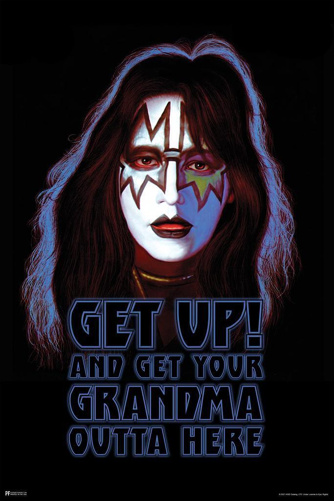KISS Ace Frehley Solo Album | Vintage Poster | 70s Rock Wall Art