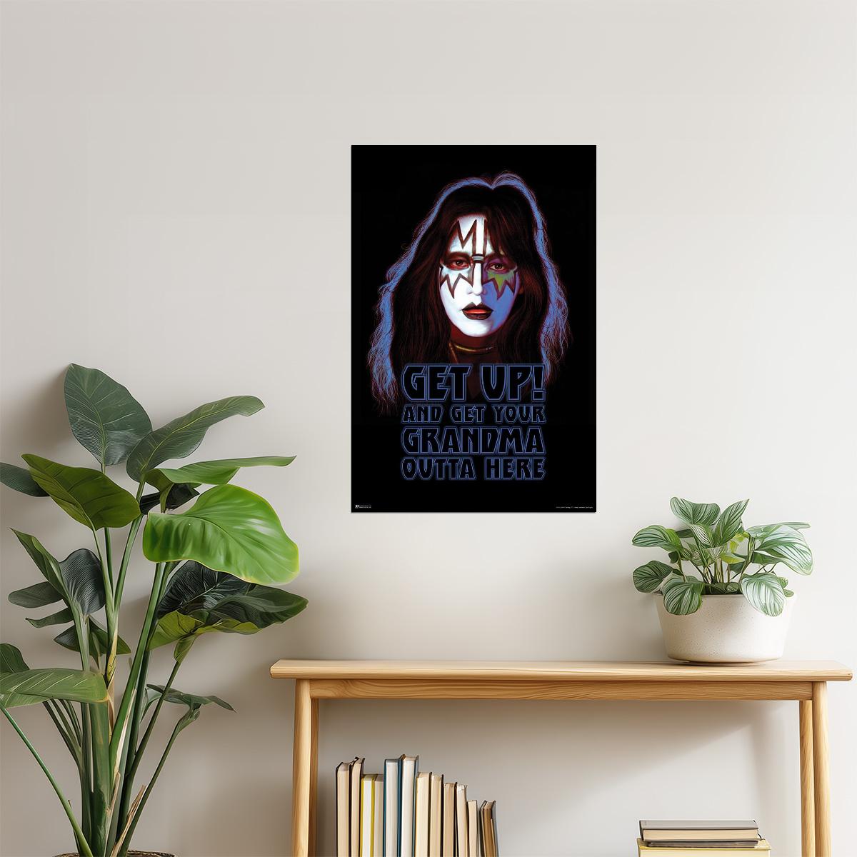 KISS Ace Frehley Solo Album | Vintage Poster | 70s Rock Wall Art