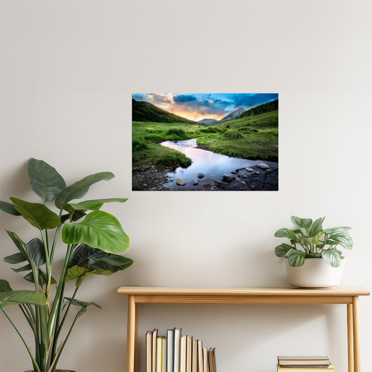 Crested Butte Poster | Colorado Rocky Mountains Photography | Landscape Wall Art
