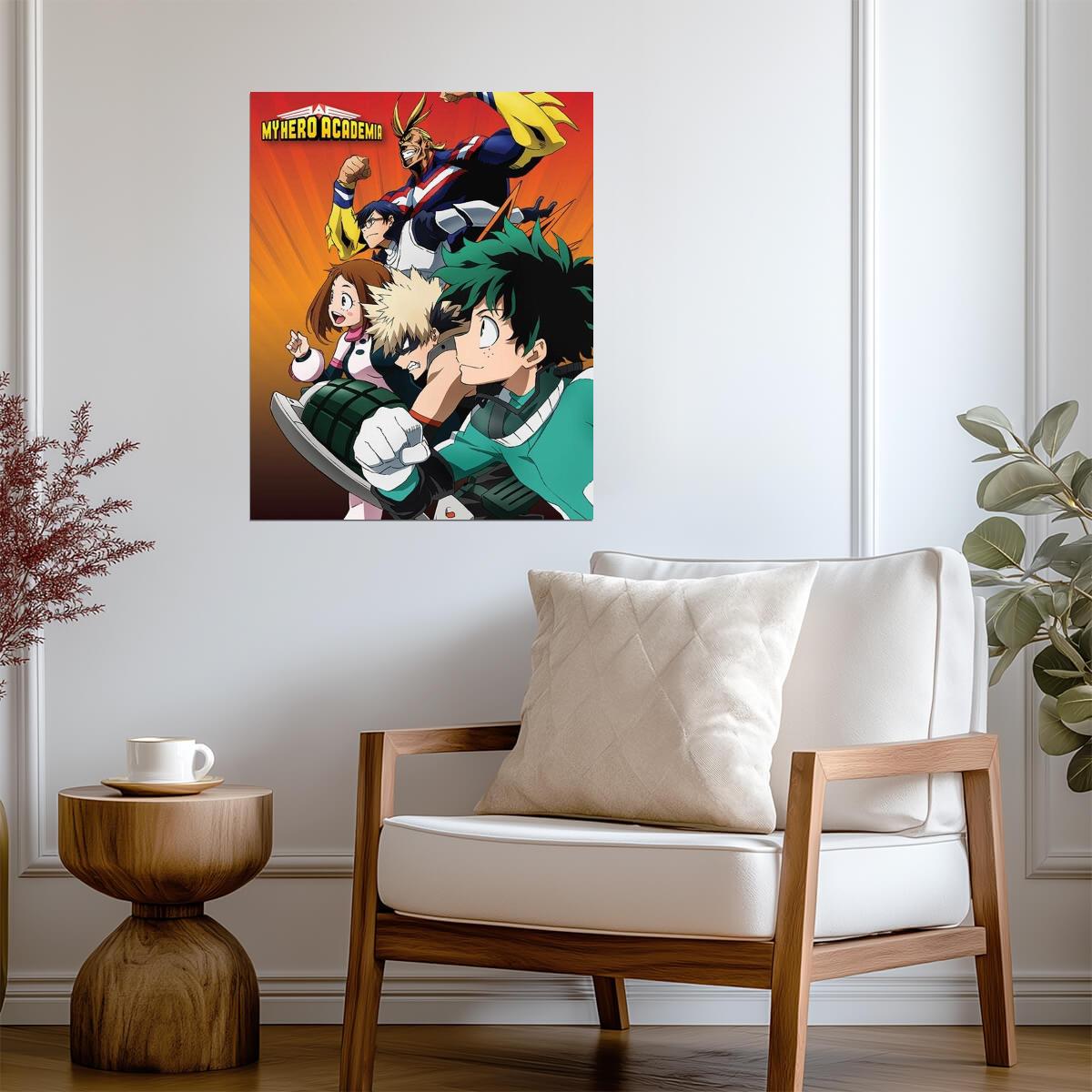My Hero Academia Class 1-A | MHA Poster | Shonen Superhero Art
