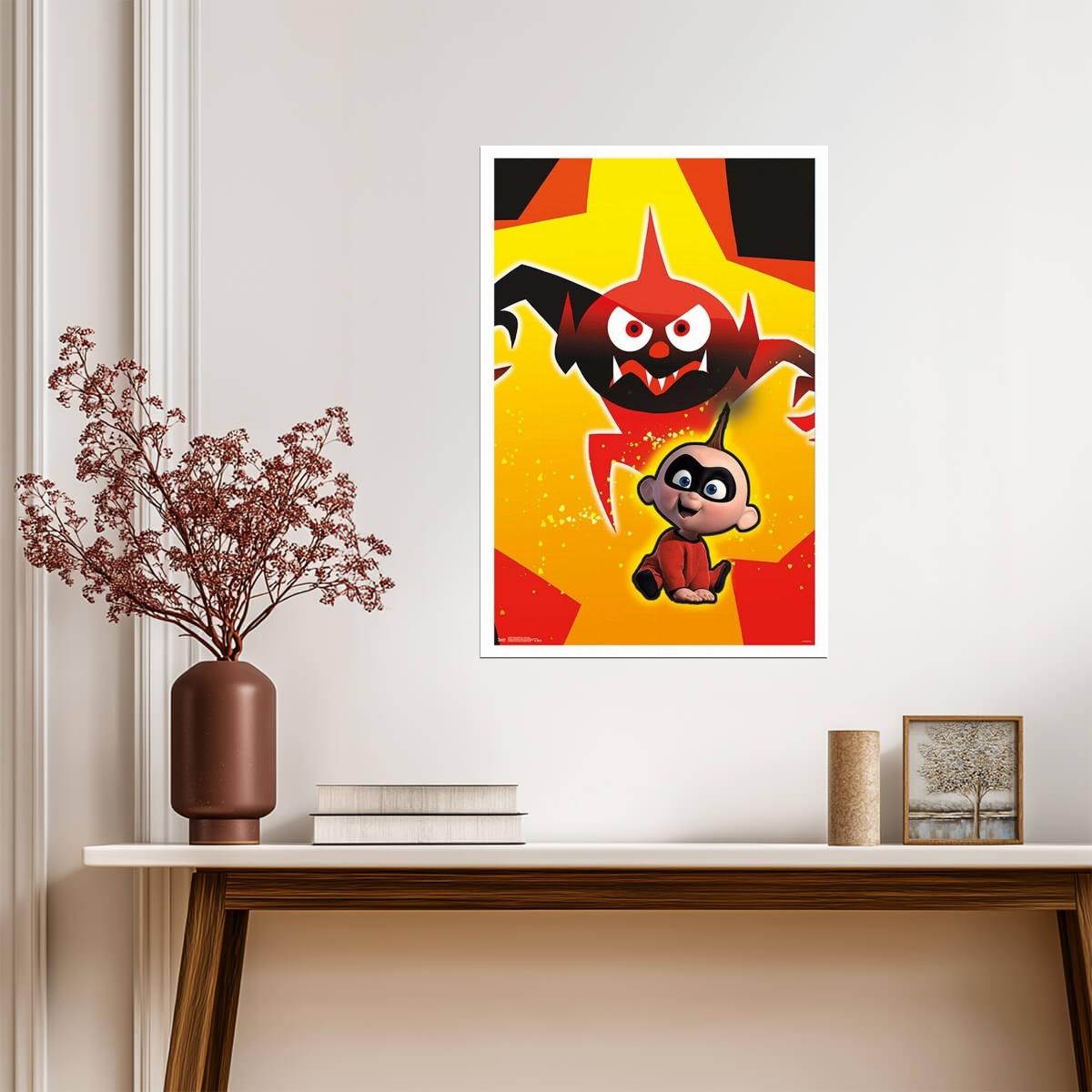 The Incredibles 2 | Jack-Jack Parr | Pixar Animated Movie Poster - Movies & TV Poster