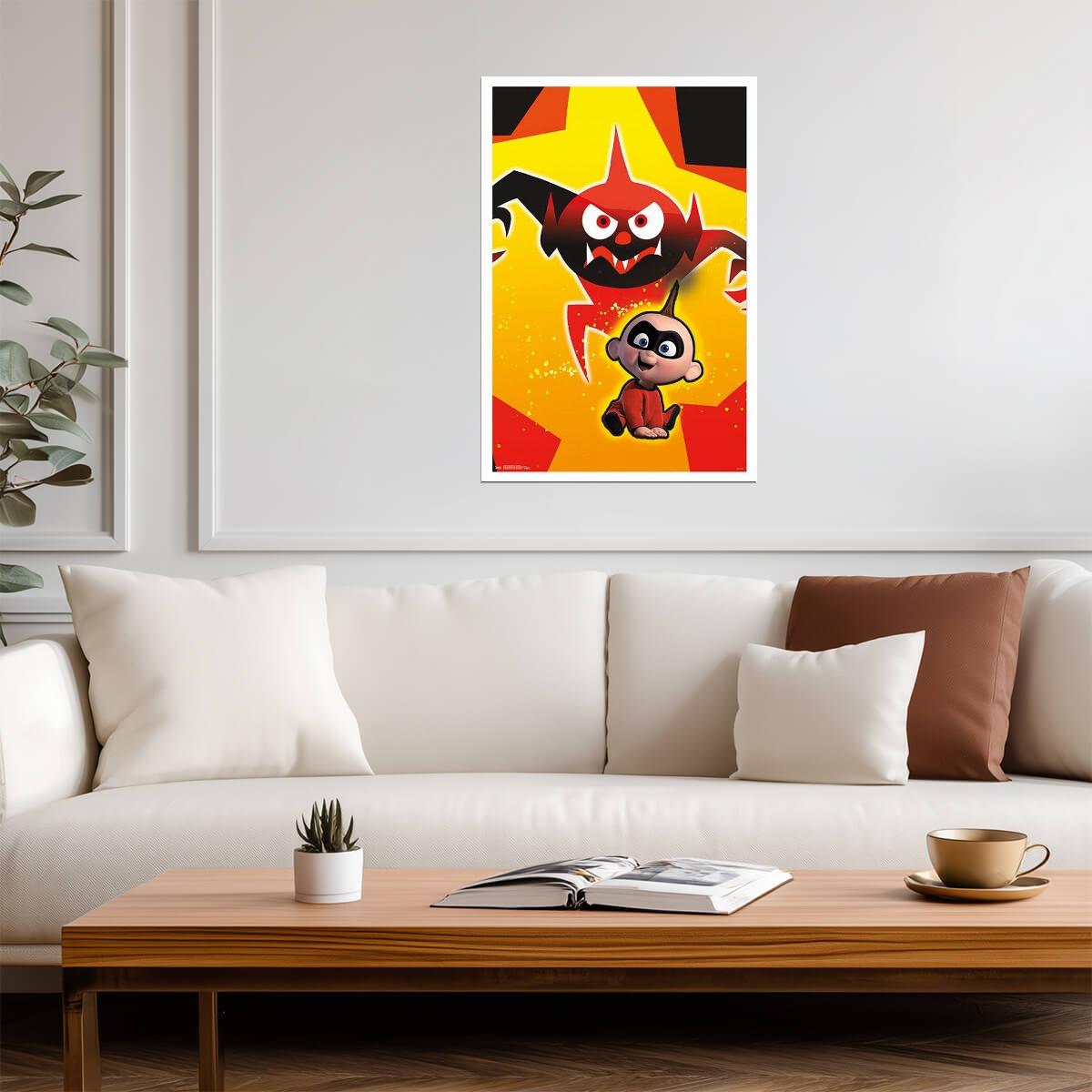The Incredibles 2 | Jack-Jack Parr | Pixar Animated Movie Poster - Movies & TV Poster