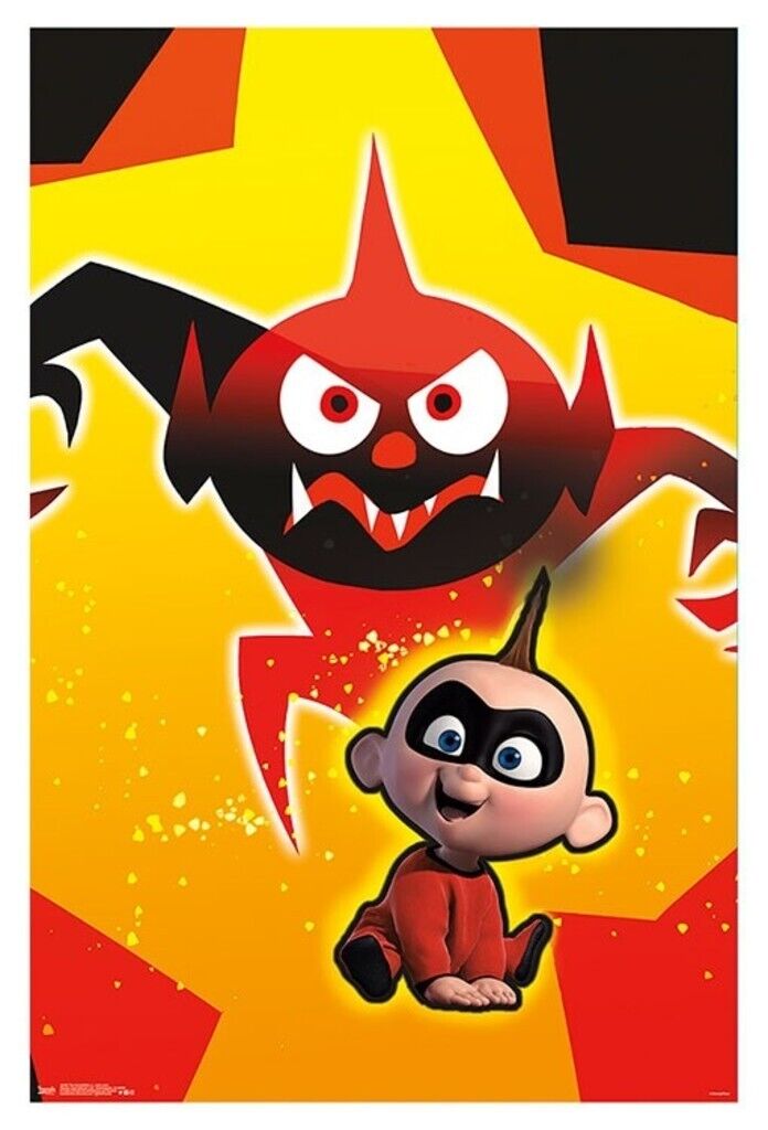 The Incredibles 2 | Jack-Jack Parr | Pixar Animated Movie Poster - Movies & TV Poster