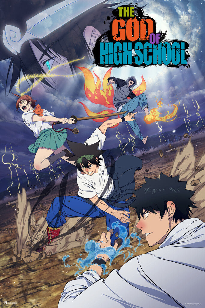 The God of High School Jin Mori | Manhwa Wall Art | Anime Poster