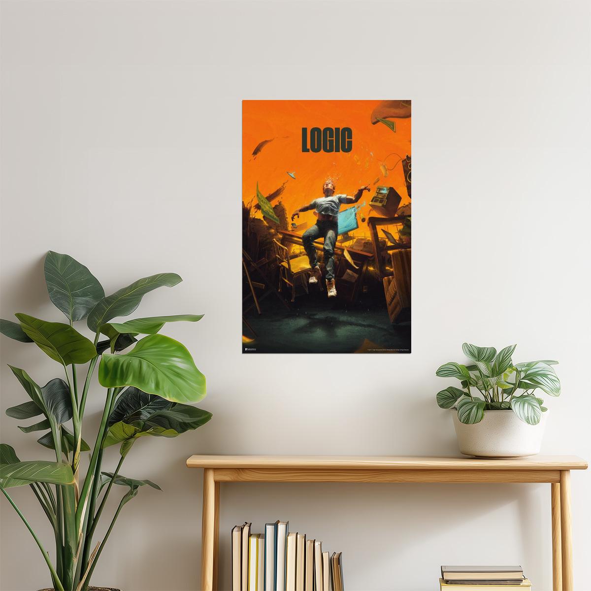 Logic No Pressure | Album Cover Poster | Hip Hop Wall Art