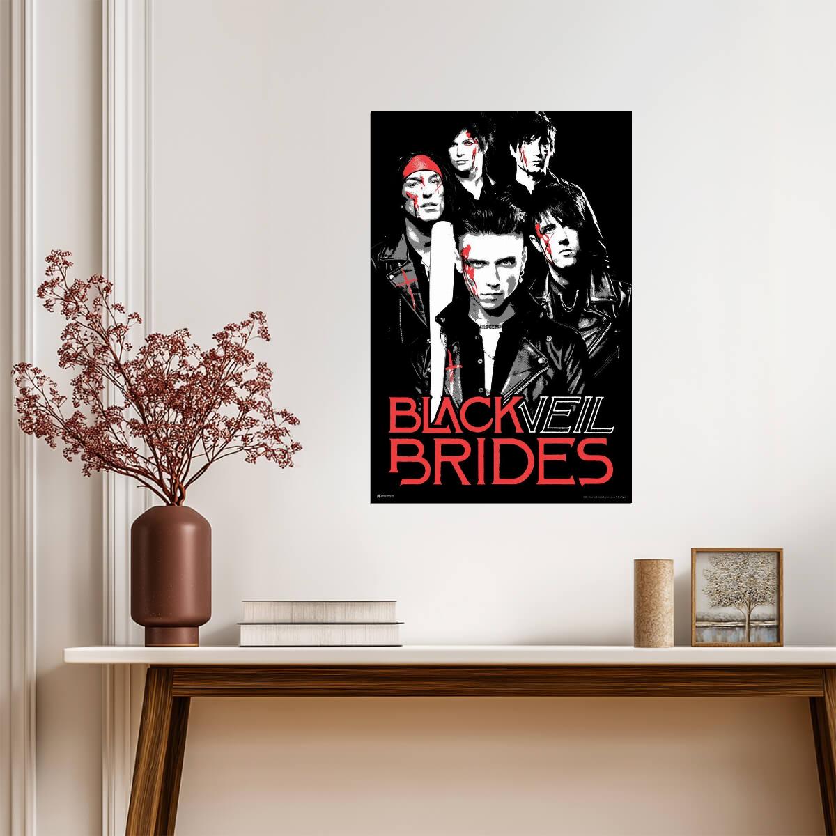 Black Veil Brides Andy Biersack | BVB Fallen Angels Poster | Modern Rock Music Wall Art - Music Poster