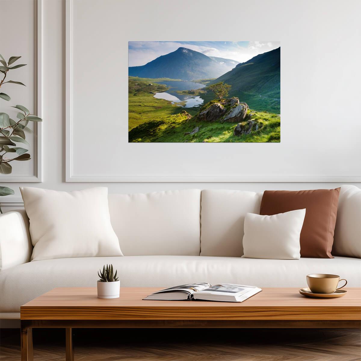 Cwm Idwal in Snowdonia National Park | North Wales Photography | Landscape Poster - Photography Poster
