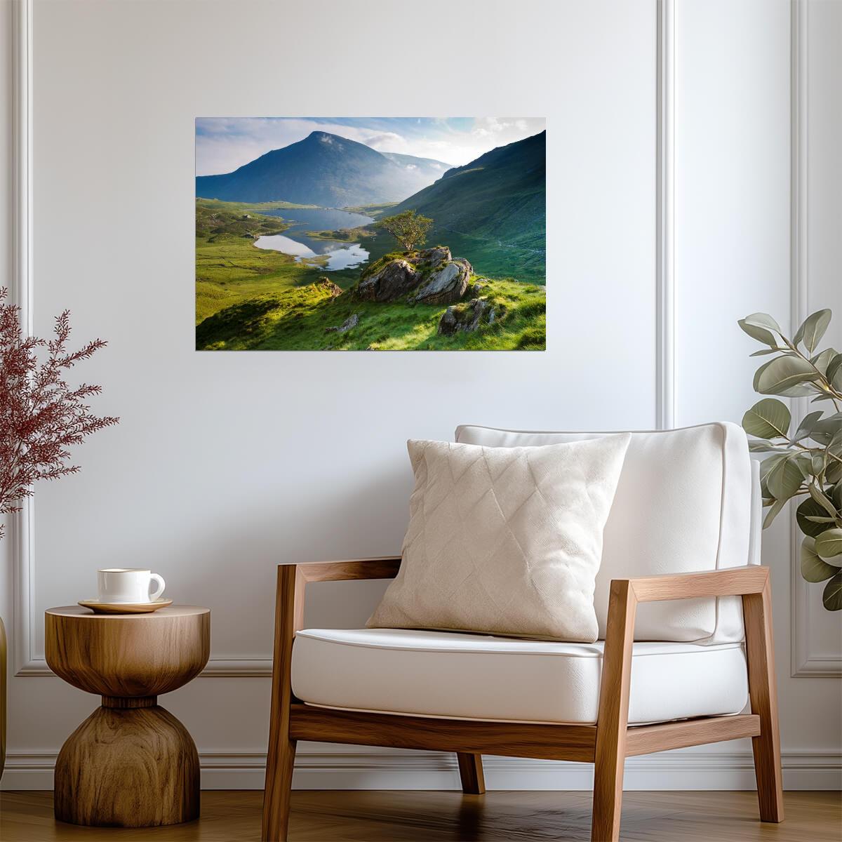 Cwm Idwal in Snowdonia National Park | North Wales Photography | Landscape Poster - Photography Poster