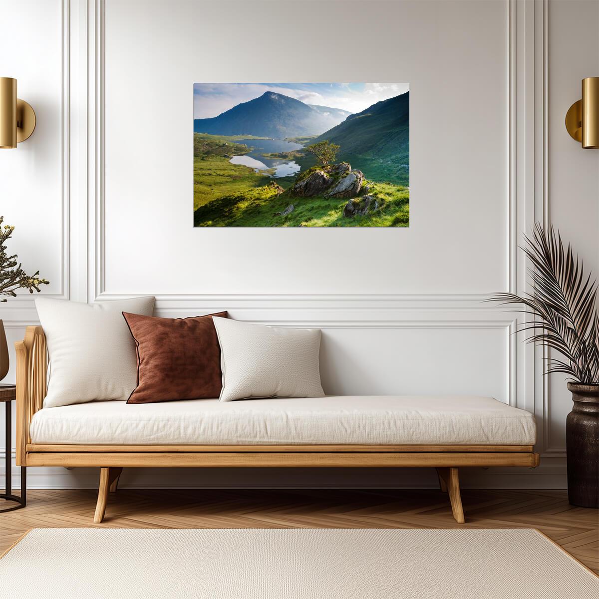 Cwm Idwal in Snowdonia National Park | North Wales Photography | Landscape Poster - Photography Poster