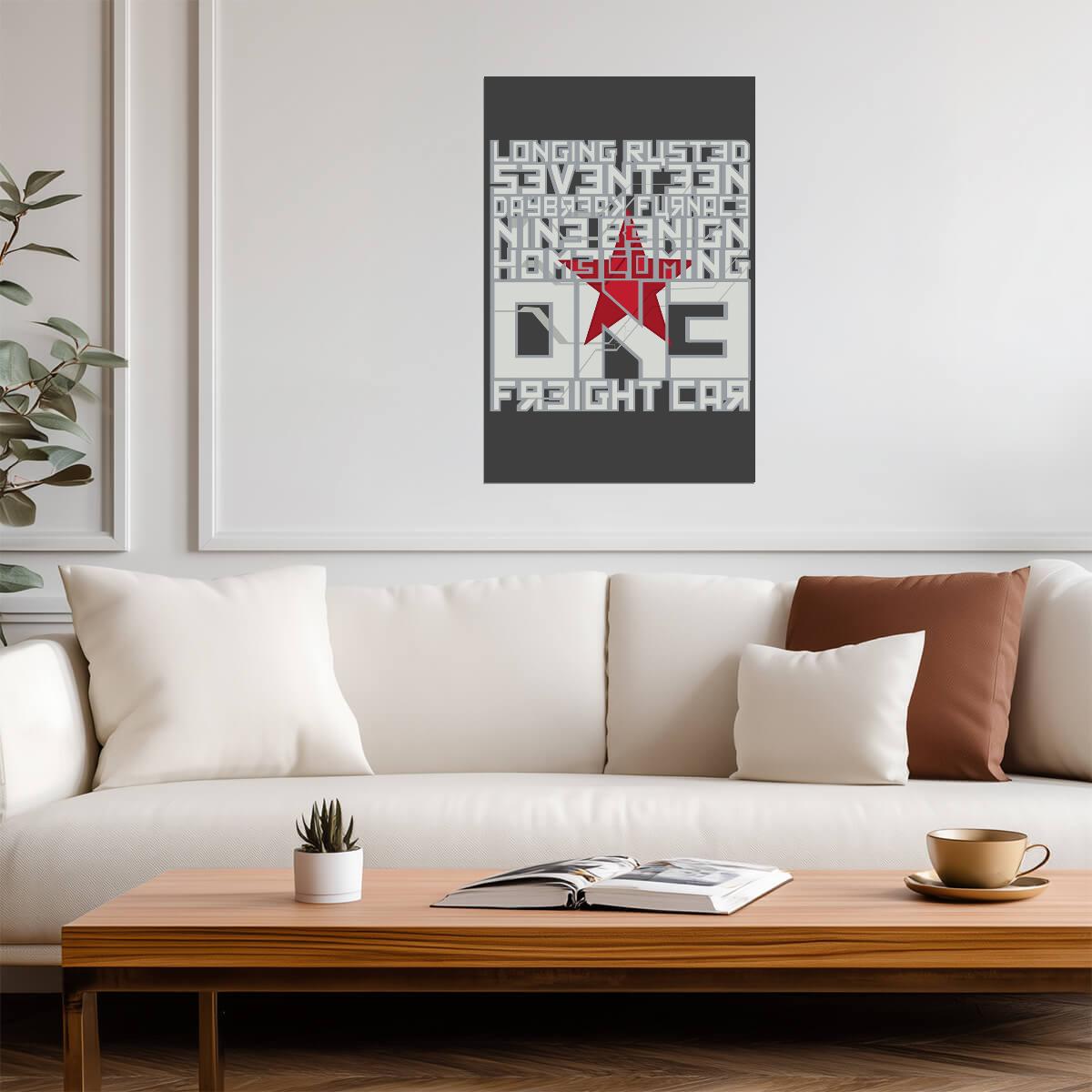 Captain America: Civil War | Winter Soldier Activation Words | Hydra Quote Poster - Movies & TV Poster