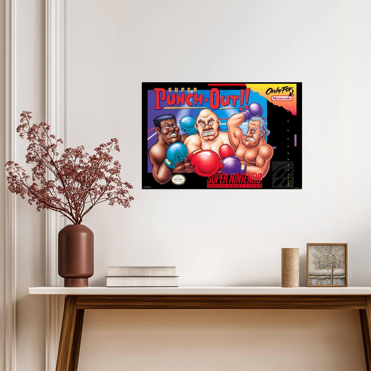 Super Punch-Out!! Arcade Art | Retro Boxing Game | Nintendo Video Game Poster - Video Games Poster