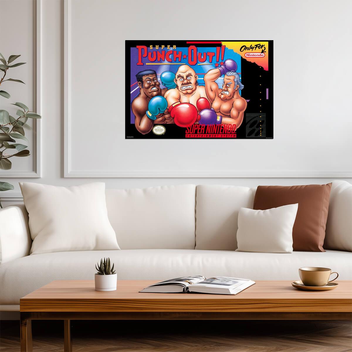Super Punch-Out!! Arcade Art | Retro Boxing Game | Nintendo Video Game Poster - Video Games Poster