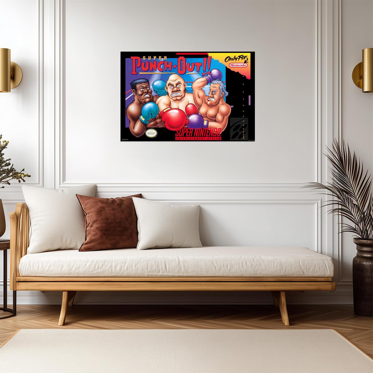 Super Punch-Out!! Arcade Art | Retro Boxing Game | Nintendo Video Game Poster - Video Games Poster