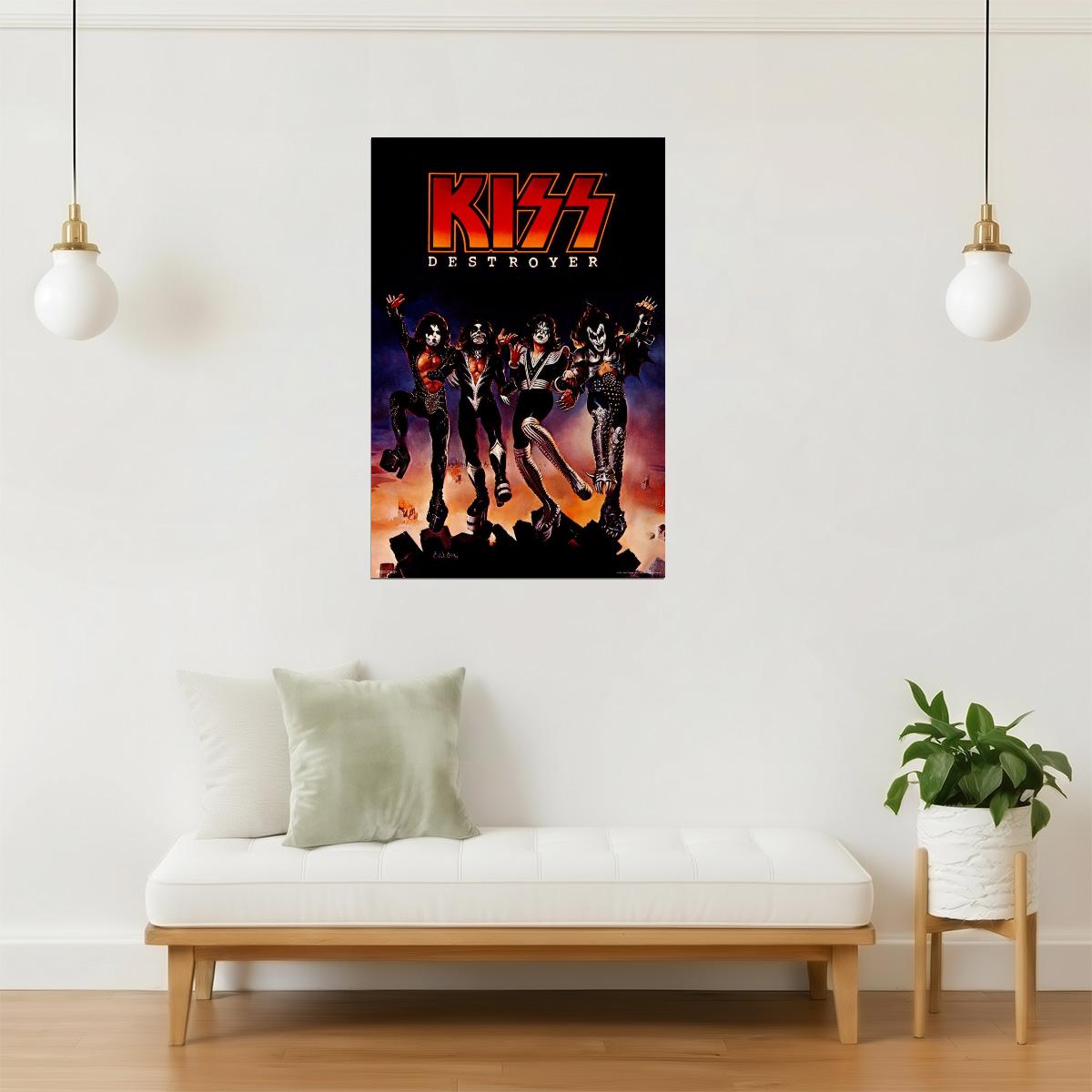 KISS Destroyer Album Cover | Heavy Metal Poster | 70s Rock Wall Art