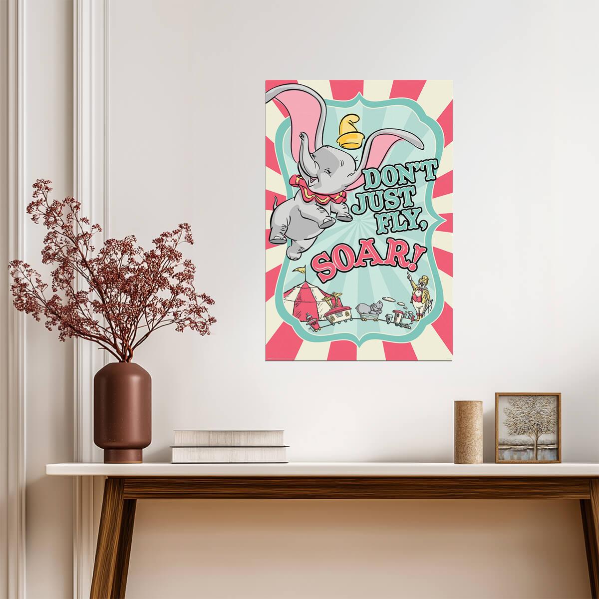 Dumbo at the Circus | Classic Animated Movie Poster - Movies & TV Poster