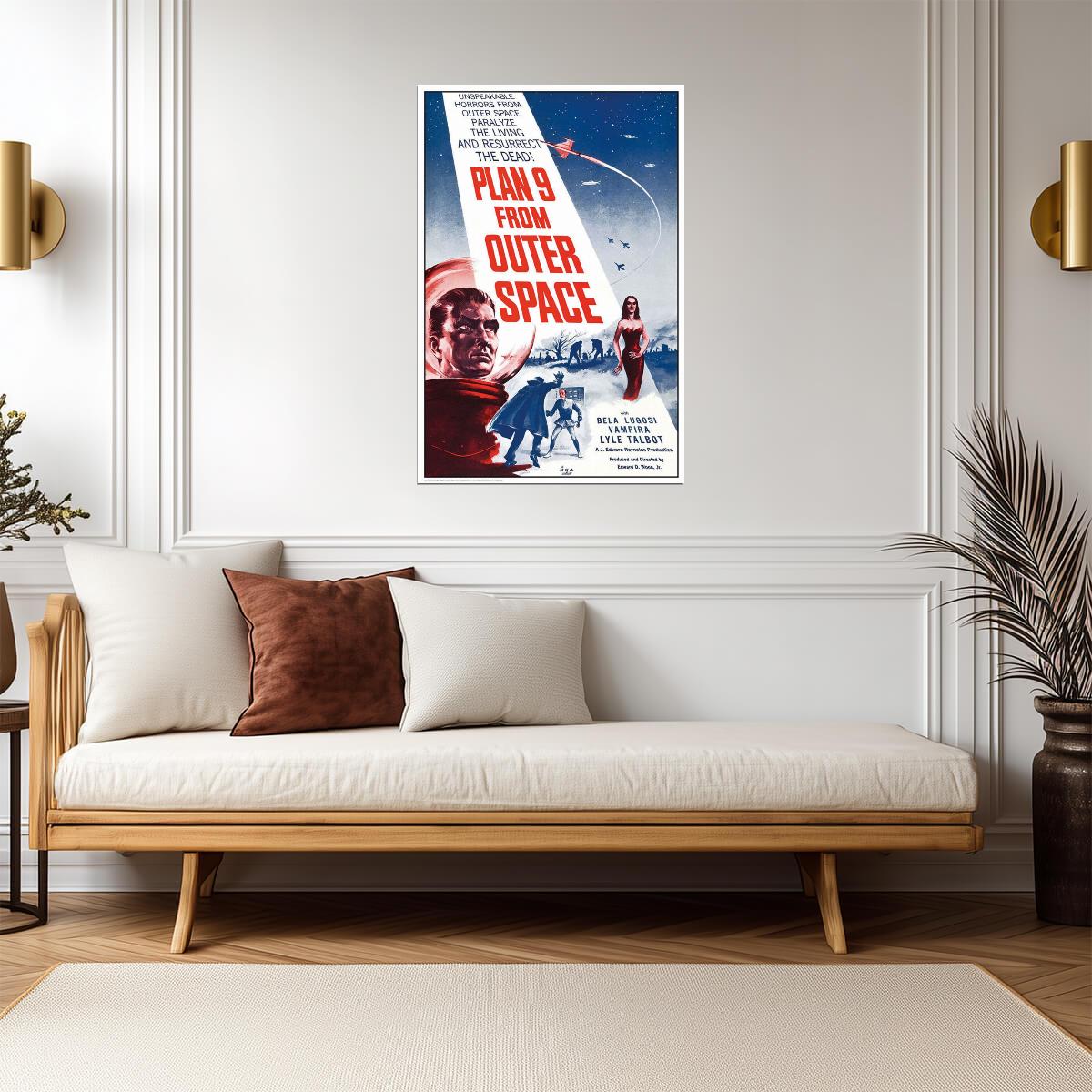 Plan 9 From Outer Space | Classic Sci-Fi Movie Poster - Movies & TV Poster