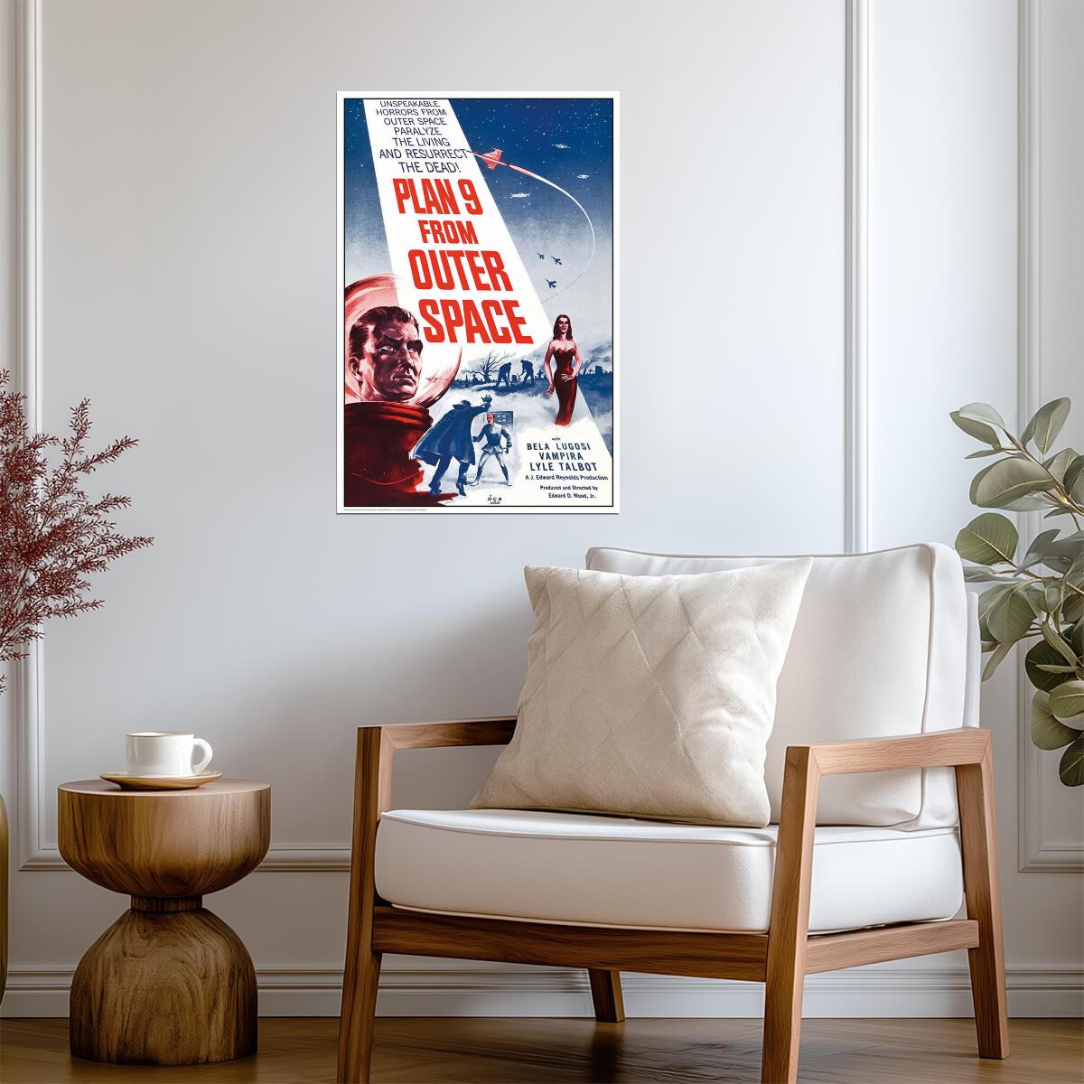 Plan 9 From Outer Space | Classic Sci-Fi Movie Poster - Movies & TV Poster