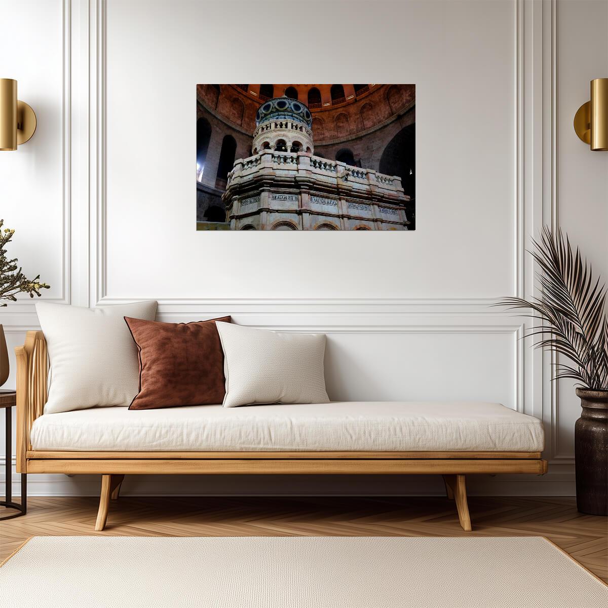 The Church of the Holy Sepulchre | Old City Jerusalem Photography | Religious Landmark Poster - Photography Poster