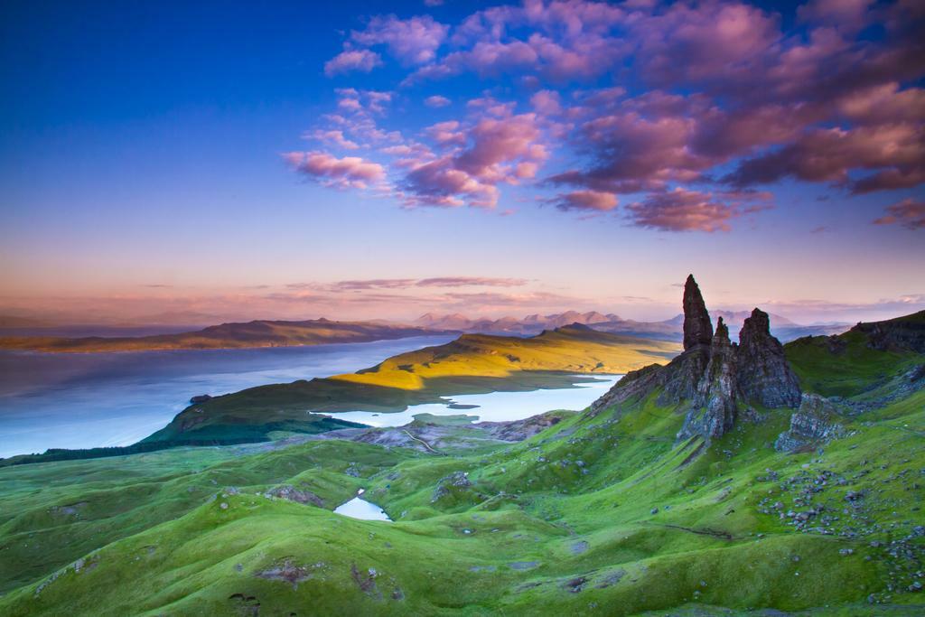 Rolling Hills of Scotland Sunset Poster | Landscape Photography | Nature Wall Art