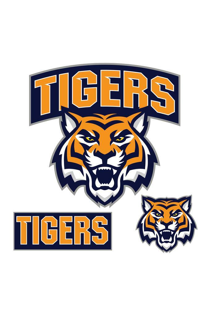 Tiger Sports Mascot | Team Logo Poster | Spirit Athletic Art