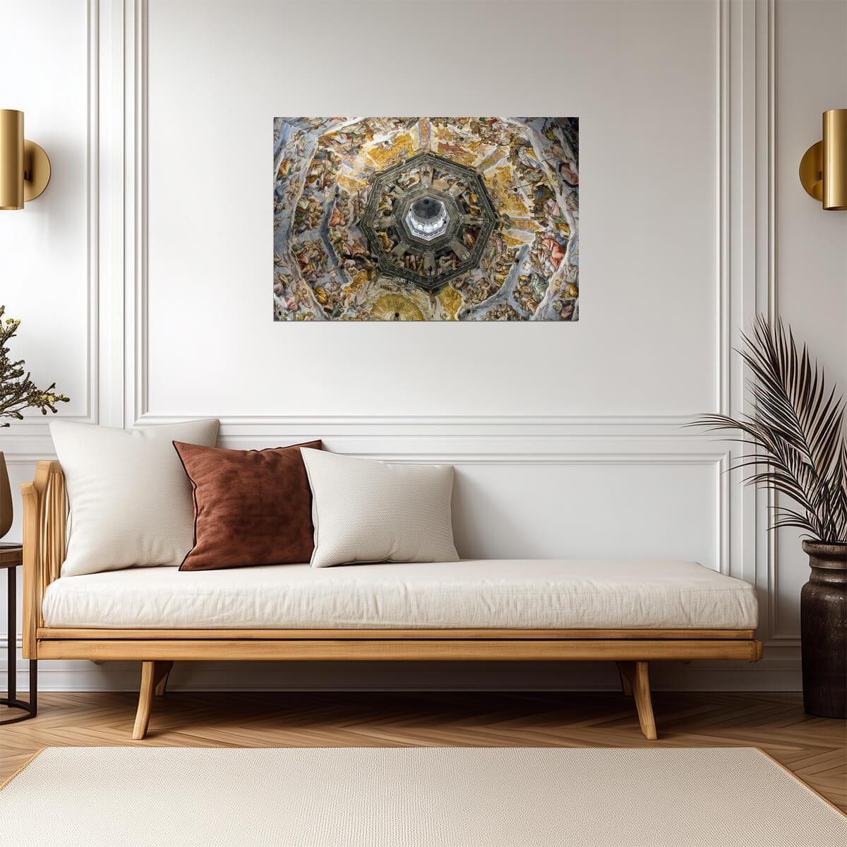 Dome Frescoes at the Cathedral of Florence | Italy Art & Architecture Photography | Renaissance Poster - Photography Poster