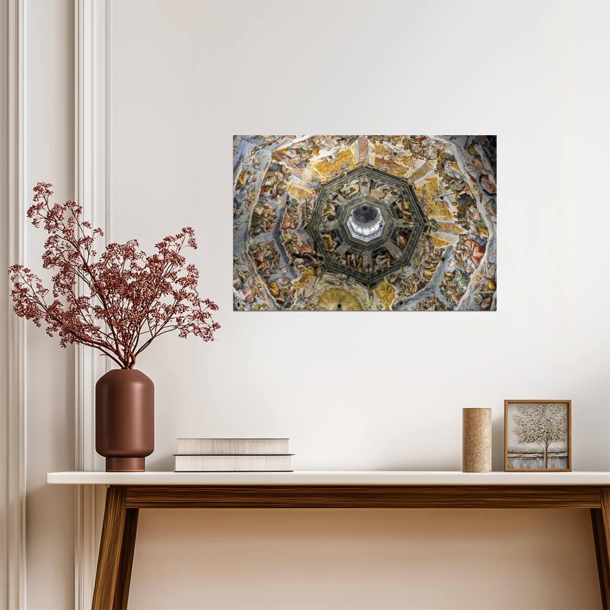 Dome Frescoes at the Cathedral of Florence | Italy Art & Architecture Photography | Renaissance Poster - Photography Poster
